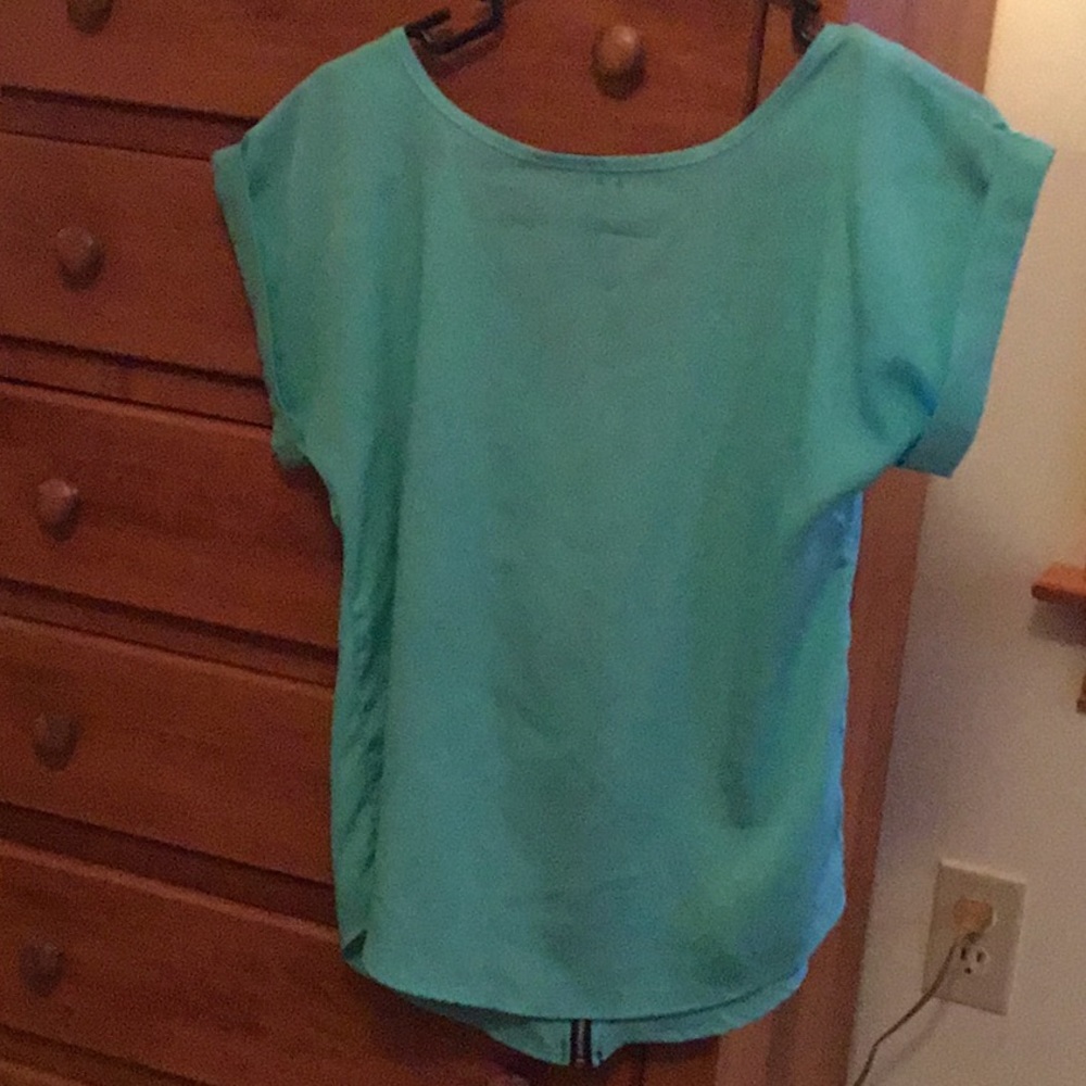 Turquoise Short Sleeve Shirt